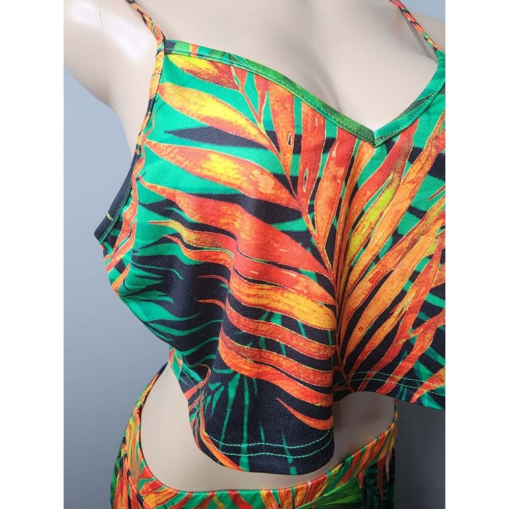 Tropical Two-Piece Set – Size XL - Picture 2 of 4